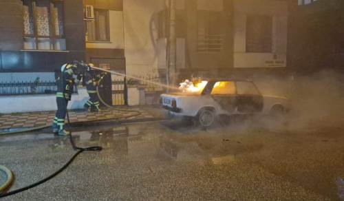 Eskişehir'de LPG’li aracın yangını paniğe neden oldu!