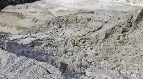 Eskişehir’de maden sahasında korkutan toprak kayması