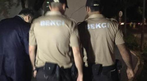 Eskişehir’de maganda bekçiye tosladı