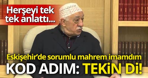 Eskişehir'de mahrem imamdım Kod adım Tekin di!