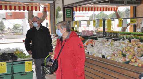 Eskişehir'de maskeli alışveriş