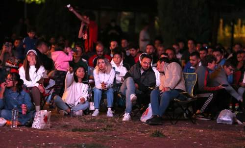 Eskişehir’de milli maç heyecanı dev ekranda yaşandı