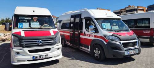 Eskişehir'de minibüs savaşları: Ortalık karıştı!