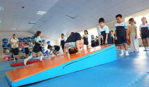 Eskişehir'de miniklerden jimnastiğe yoğun ilgi