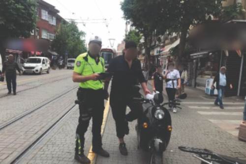 Eskişehir'de motor ve bisiklet sürücüleri dikkat: 100 kişi ceza yedi!