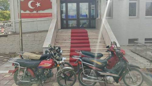 Eskişehir'de motor ve şase numarası silinmiş motosikletlere suçüstü