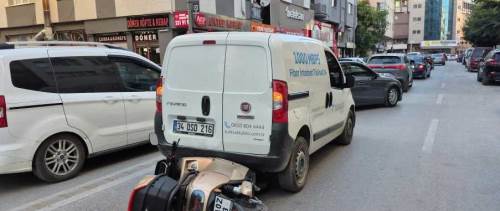 Eskişehir'de motosiklet kazası: Tehlike ucuz atlatıldı