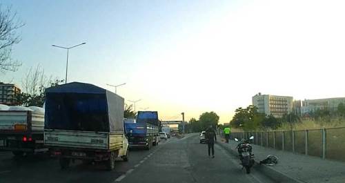 Eskişehir'de motosiklet kontrolden çıktı! Kadın sürücü hastanelik oldu