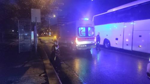 Eskişehir'de motosiklet sürücüsü tıra çarptı!