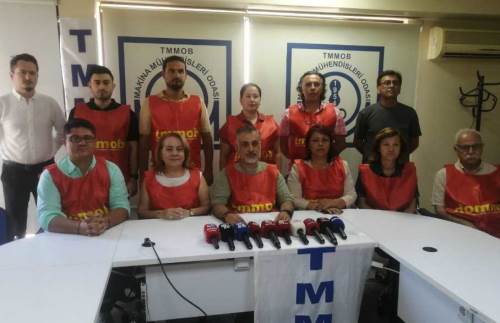 Eskişehir'de mühendislerden zam protestosu