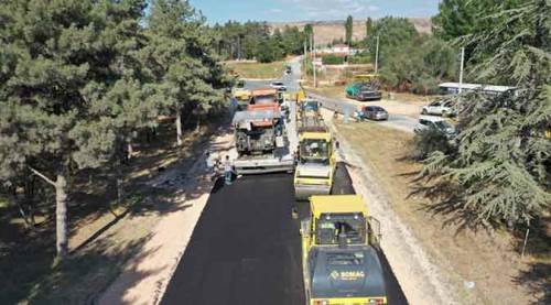 Eskişehir'de o yolda çalışmalar bitti!