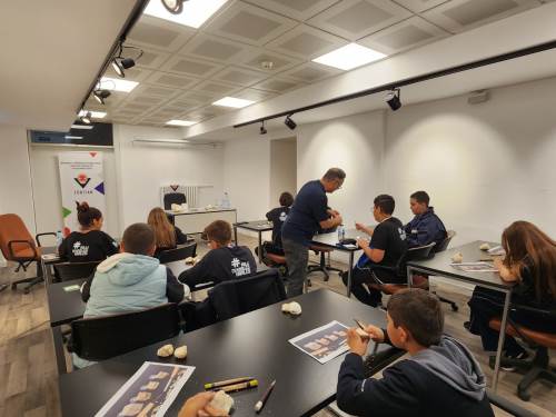 Eskişehir'de öğrenciler proje kapsamında sanatla buluştu