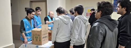 Eskişehir'de öğrencilere final haftası morali