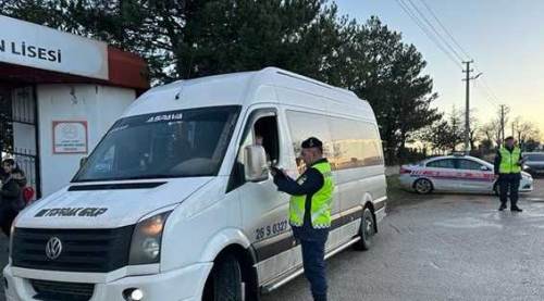 Eskişehir'de okul servisleri tek tek incelendi!