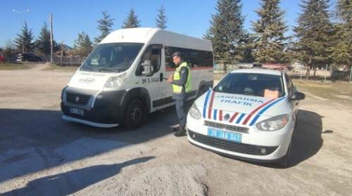 Eskişehir'de okul servislerine 18 bin TL ceza!