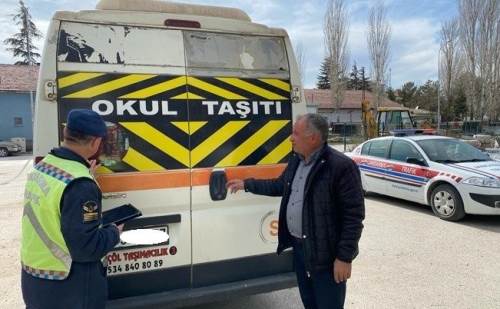 Eskişehir'de okul servislerine denetim