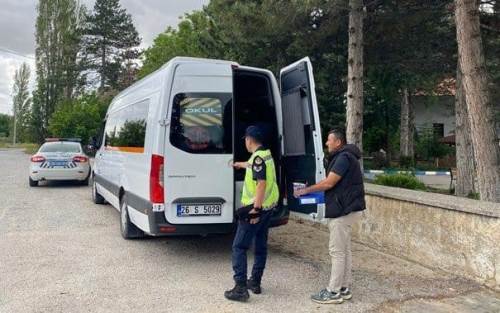 Eskişehir'de okul servislerine para cezası kesildi!