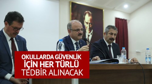 Eskişehir'de okullarda güvenlik toplantısı