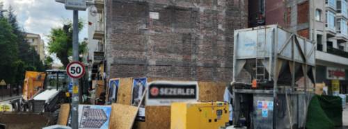 Eskişehir’de olaylı inşaatta çalışma sürüyor