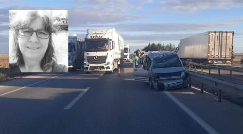 Eskişehir'de ölümlü kaza! Tankere çarptılar