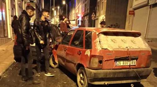 Eskişehir'de ortalığı birbirine katıp koşarak kaçtı