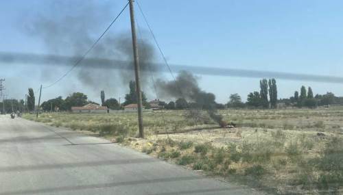Eskişehir'de otluk alanda yangın paniği!