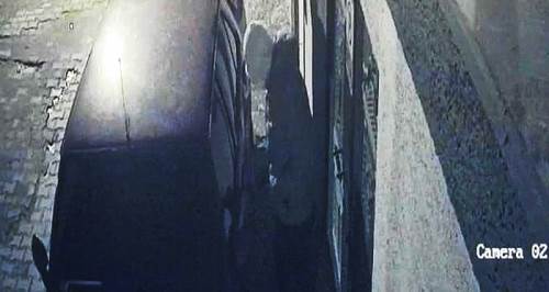 Eskişehir'de oto faresi saniye saniye kamerada