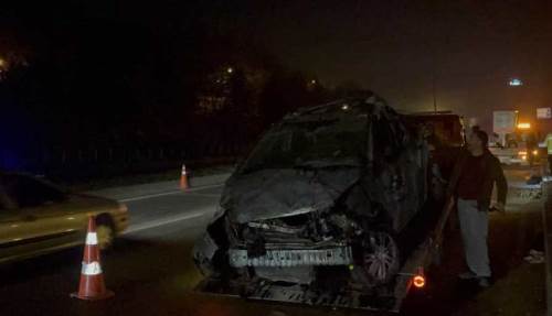 Eskişehir’de otomobil takla attı: Sürücü hastaneye kaldırıldı