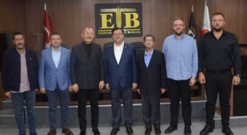 Eskişehir’de Pancar Kooperatifi’nden Ticaret Borsası yönetimine ziyaret