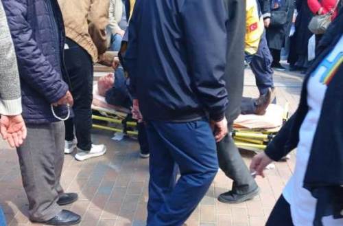 Eskişehir'de panik anlar: Herkes başına toplandı