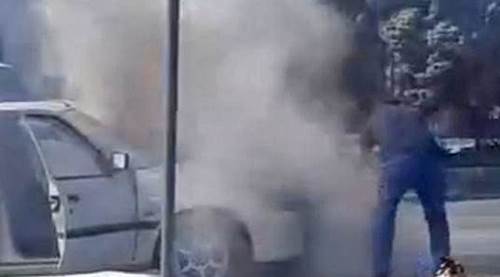 Eskişehir'de panik anları: Saniyeler içinde...