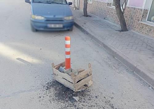 Eskişehir'de park sorununu önlemek için sıra dışı bir yöntem buldular