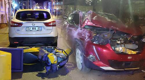 Eskişehir'de peş peşe kaza: Tramvay yolunda ağır yaralı! 