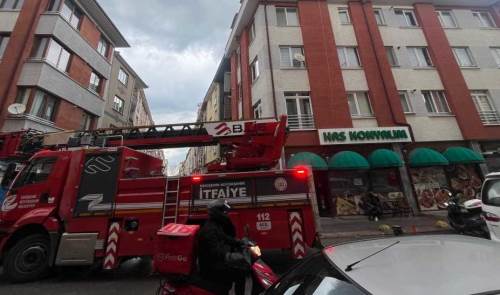 Eskişehir'de pide salonunun bacasında yangın çıktı