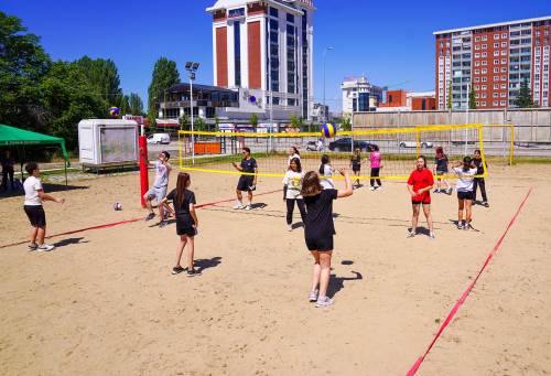 Eskişehir'de plaj voleyboluna yoğun ilgi