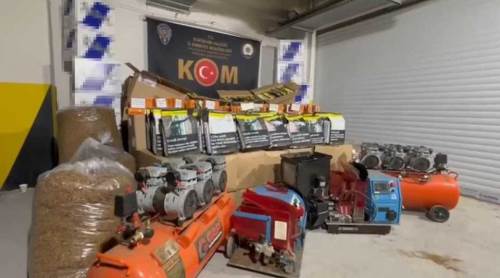 Eskişehir'de polis depoyu buldu: Hepsi kaçak!