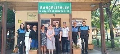 Eskişehir'de polis ekipleri muhtarlarla toplantı gerçekleştirdi