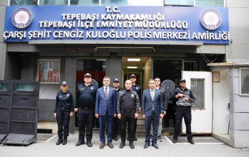 Eskişehir’de polis merkezlerine denetim: Müdür Yılmaz sahada