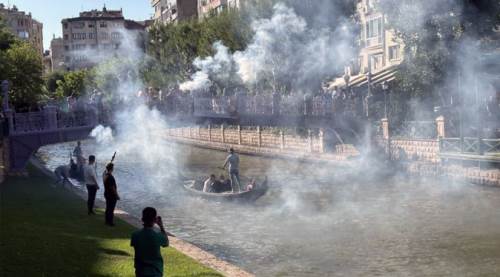 Eskişehir'de Porsuk'u duman sardı, çünkü...
