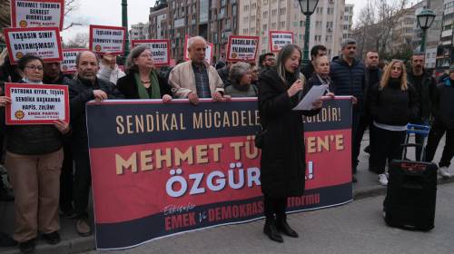 Eskişehir'de protesto: Mehmet Türkmen’in tutuklanmasına tepki yağdı