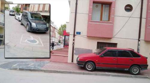 Eskişehir'de rampalar işgal altında