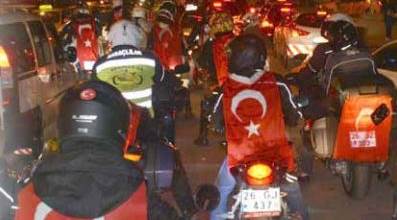 Eskişehir'de renkli konvoy
