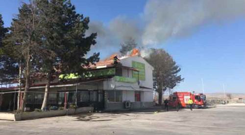 Eskişehir'de restoranda yangın paniği!