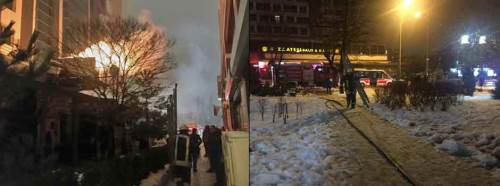 Eskişehir'de restoranda yangın paniği!