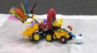 Eskişehir'de robotlar birbirine girdi!