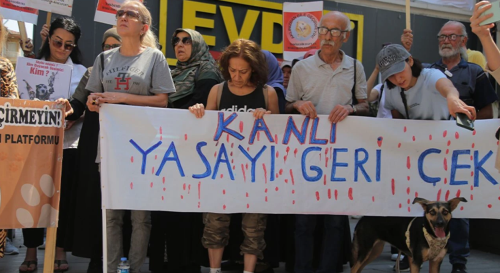 Eskişehir'de Saadet Partisi'nde kanlı yasaya sert direniş!