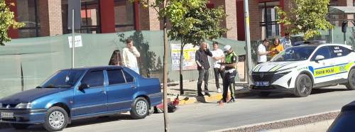 Eskişehir'de sabah saatlerinde kaza: Trafik aksadı