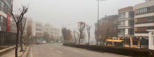 Eskişehir’de sabah saatlerinde yoğun sis etkili oldu