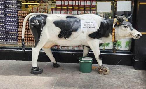 Eskişehir'de şarküteri dükkanındaki o uyarı görmezden geliniyor