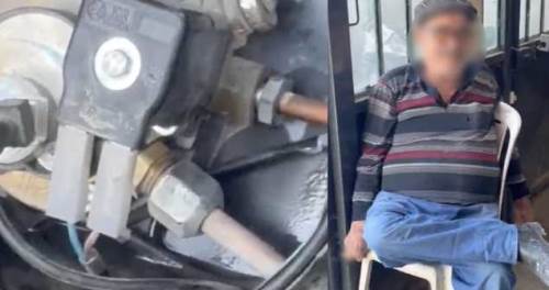 Eskişehir’de şaşırtan an: LPG sızıntısına rağmen elinden sigarayı düşürmedi